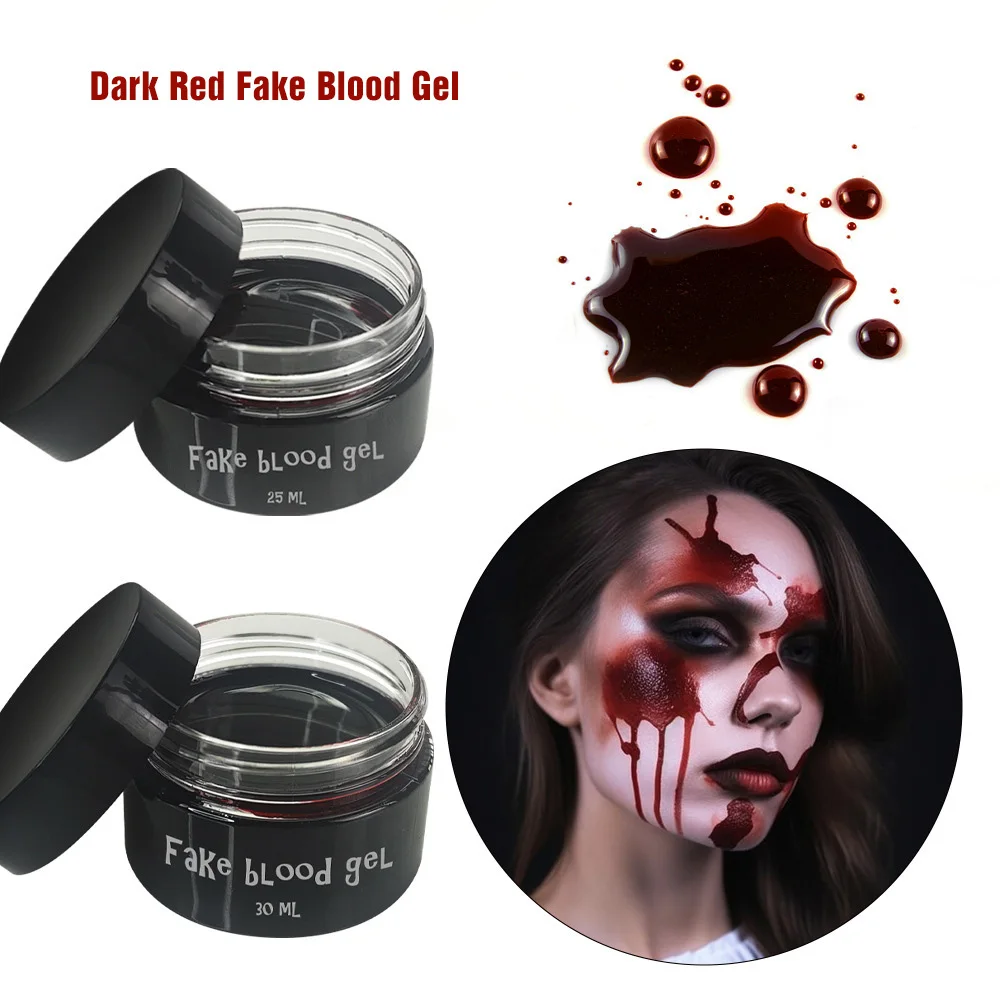 Halloween Skin Scar Wax Fake Blood Plasma Halloween Face Body Paint Cosplay Special Effects Makeup Set