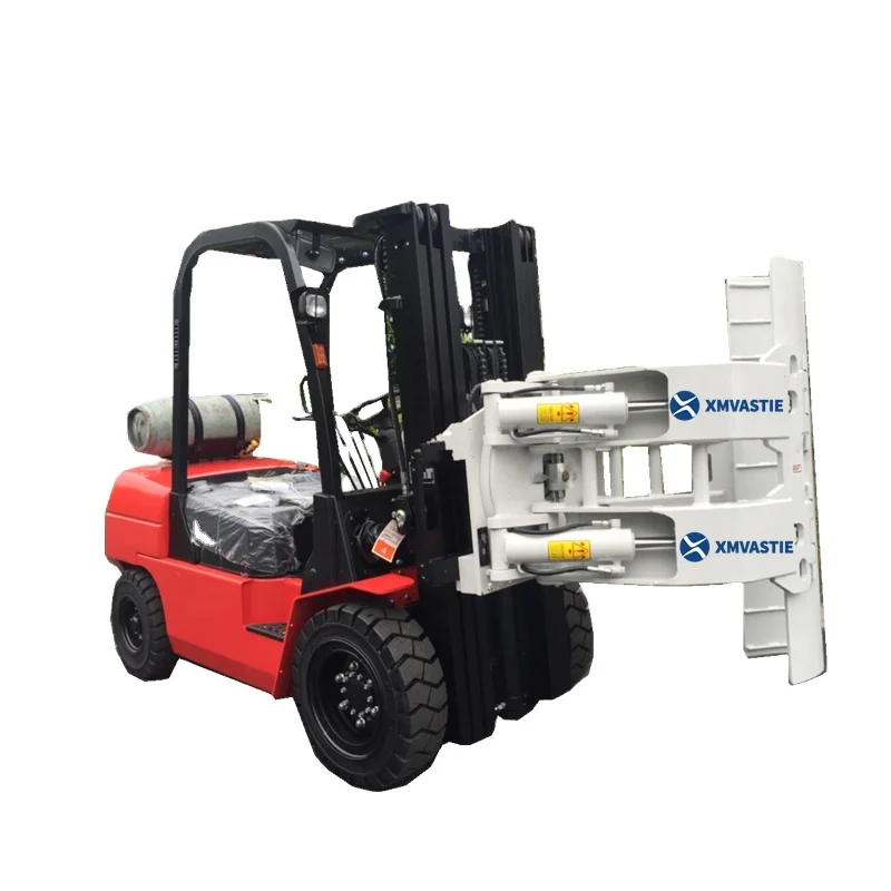 Diesel/electric forklift rotating attachments Tyre clamp material handing equipment montacargas