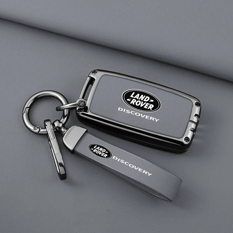 Hot sale for Land Rover Discovery car key cover from 2012 to 2024 metallic leather protector shell automobile key fob case