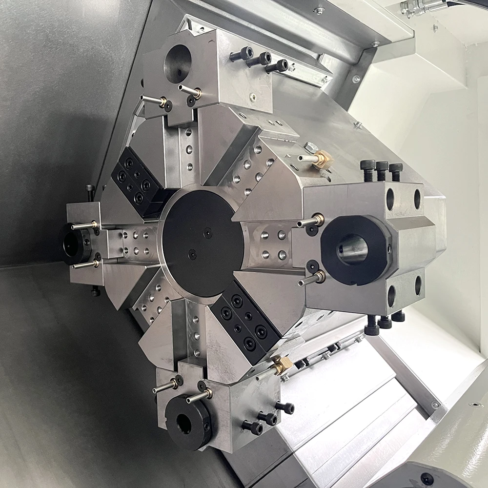 GT DMTG CT40 Slant Bed Cnc Lathe Inclined Bench Torno Cnc Metal Lathe Machine Torno Cnc Mini