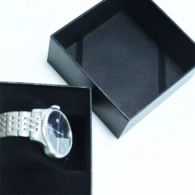 Customize Soft Pu Leather Jewellery Travel Storage Jewelry Box Single Wrist Watch Display Gift Organizer Watch Case With Handle