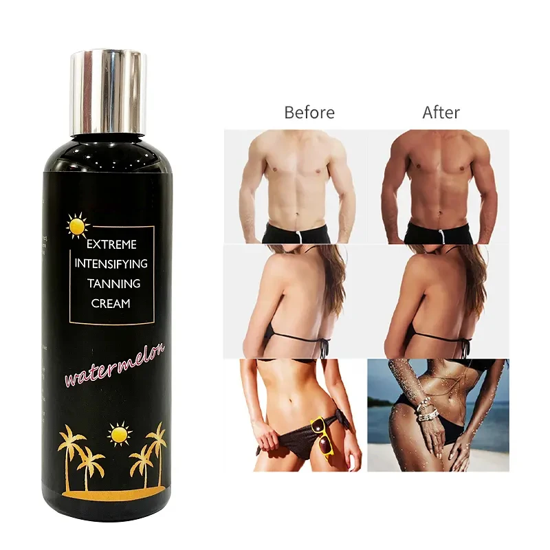 LYW Cosmetics Tanning Cream Bronzer Accelerator Gel For Sunbed Products Solution Xtreme Tanning Lotion
