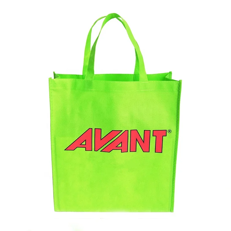 OEM Factory Custom Printed Non Woven Grocery Shopping Tote Bags Eco Friendly Packaging