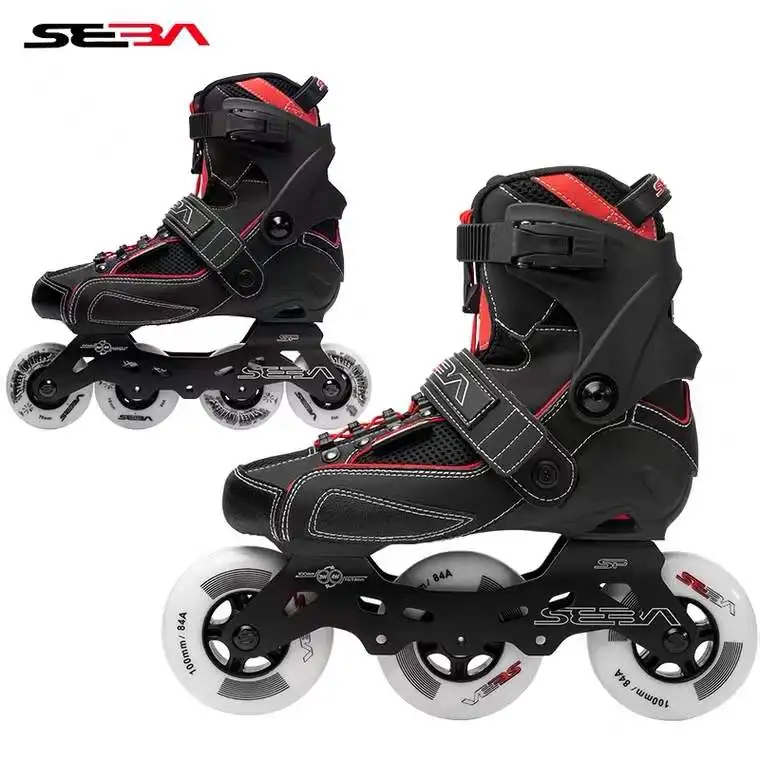 SEBA macco adult big three-wheeled fancy street-brushing flat-flowered roller skates GTX