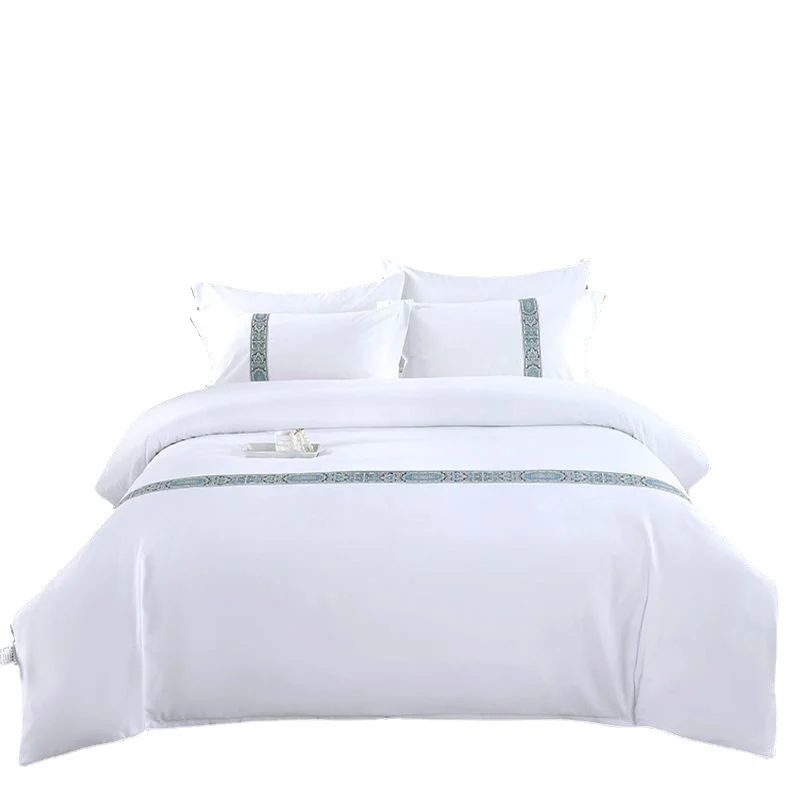 Sheet Set Breathable Cool Hotel Luxury Bed Sheets Super Soft Easy Fit 4-piece Set Wrinkle-free Comfortable Bedding
