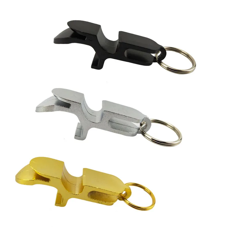 Простой питьевой металлический дробовик инструмент брелок все в одном открывалка для бутылок вечеринки подарок