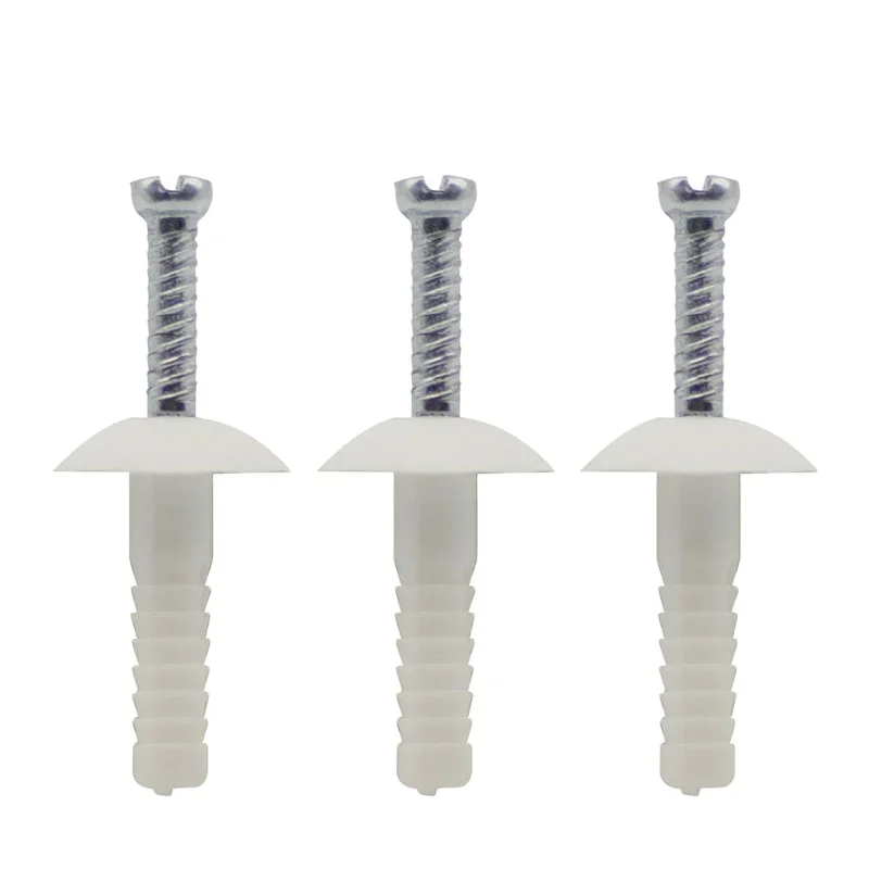 Cheap Price Plastic Expansion Wall Fixing with Nails Drill Plugs Raw Assorted Sizes Colors Plastic Expansion Anchor