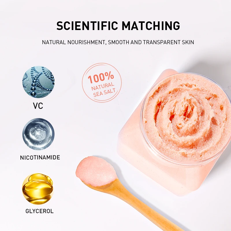 Хит продаж красивый скраб для фруктов ковров авокадо красивая соль коври Гималайская ванны скрабы