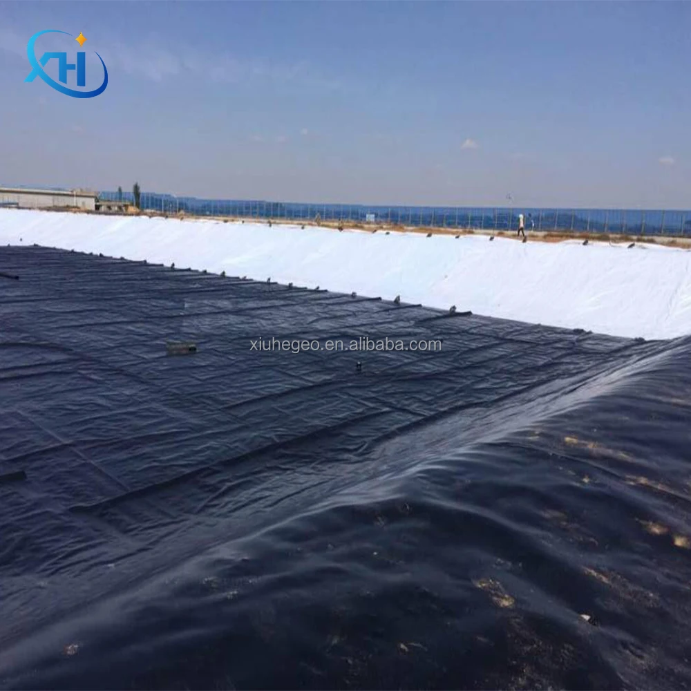PVC EPDM LLDPE HDPE 0.5-2mm Plastic Sheet Watertight Water Geomembrane impermeable barrier