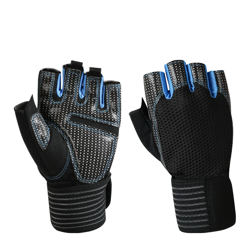 All Gym design Weightlifting leather gloves Customize Stylish weightlifting gloves with wrist support