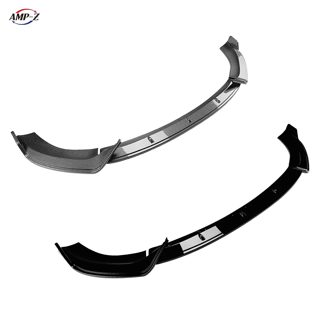 AMP-Z W214 Front Bumper Lip Splitter Auto Body Kits For Mercedes Benz E Class W214 2024+ E260 300 AMG Car Accessories