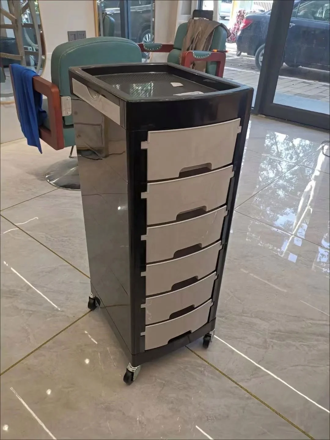 Hot Sale Hair Beauty Salon Trolley In Hairdressing Plastic Trolley Cart Salon