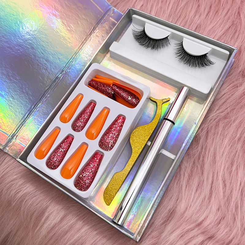 Nail Products ABS Customized Finger Nails Press on Fakenail Luxury Nail Accessories