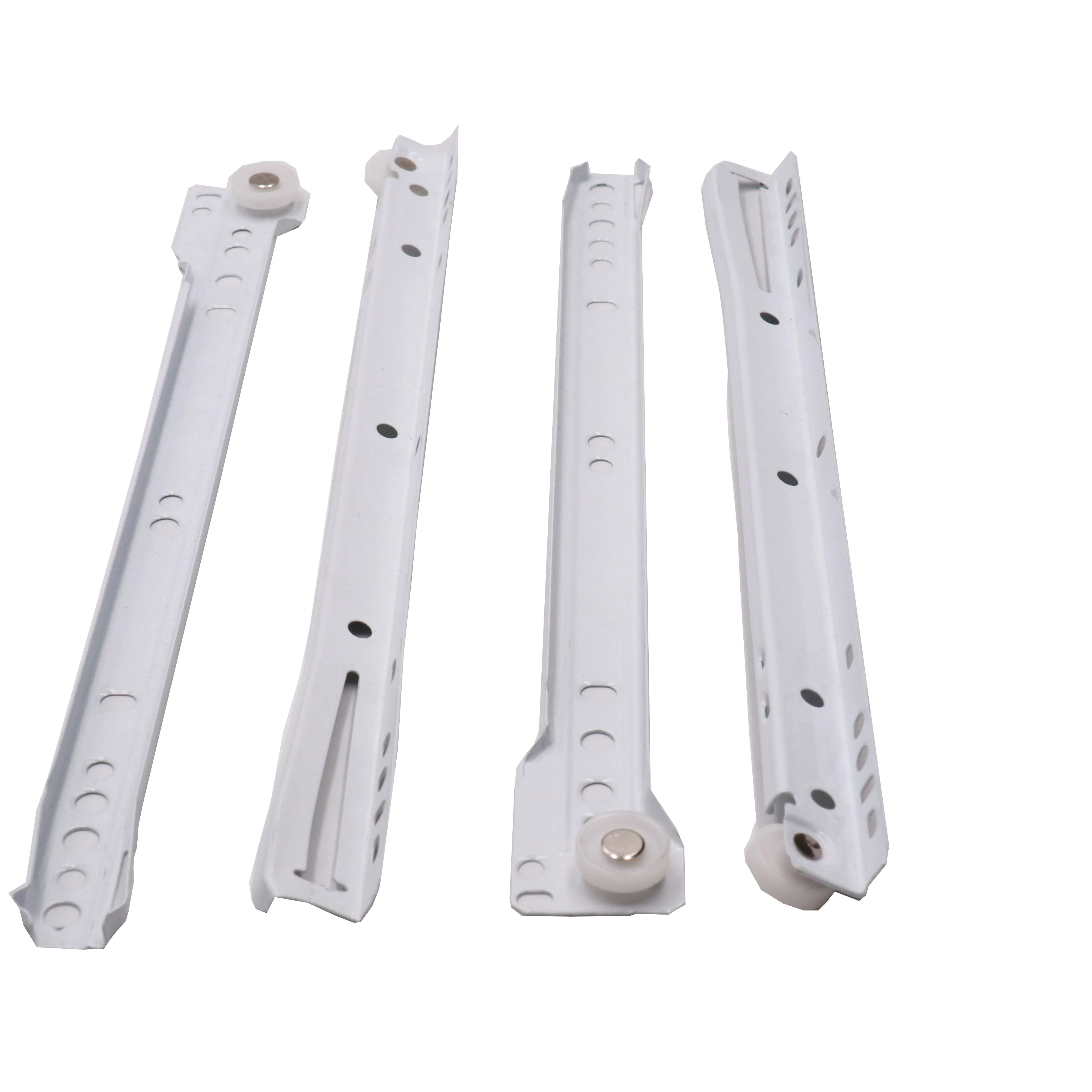 Fgv 10 Inch Telescopic Slide Drawer Furniture Slide Rubber Strip Mini Clip  Ball Bearing Drawer Slide