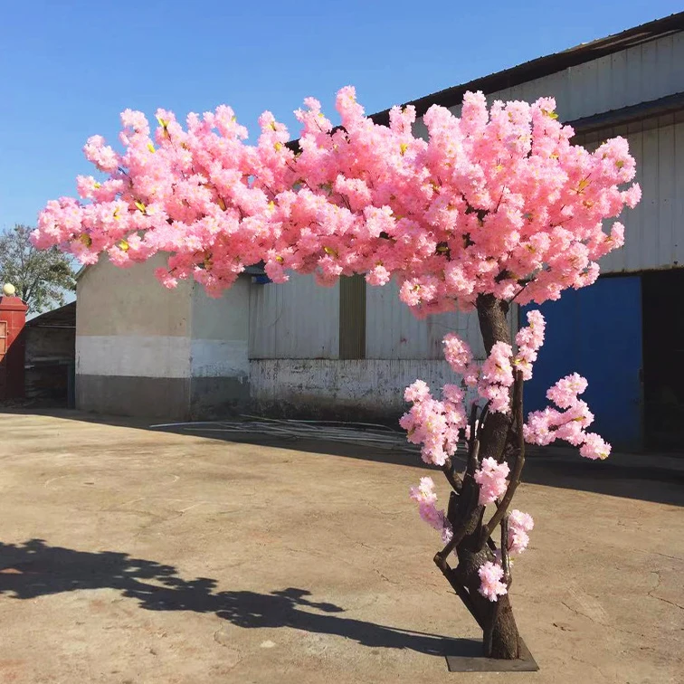 Sen Masine Sakura Trees Outdoor Landscape Decorative Factory High Simulation Custom 2m Height Artificial Cherry Blossom Tree