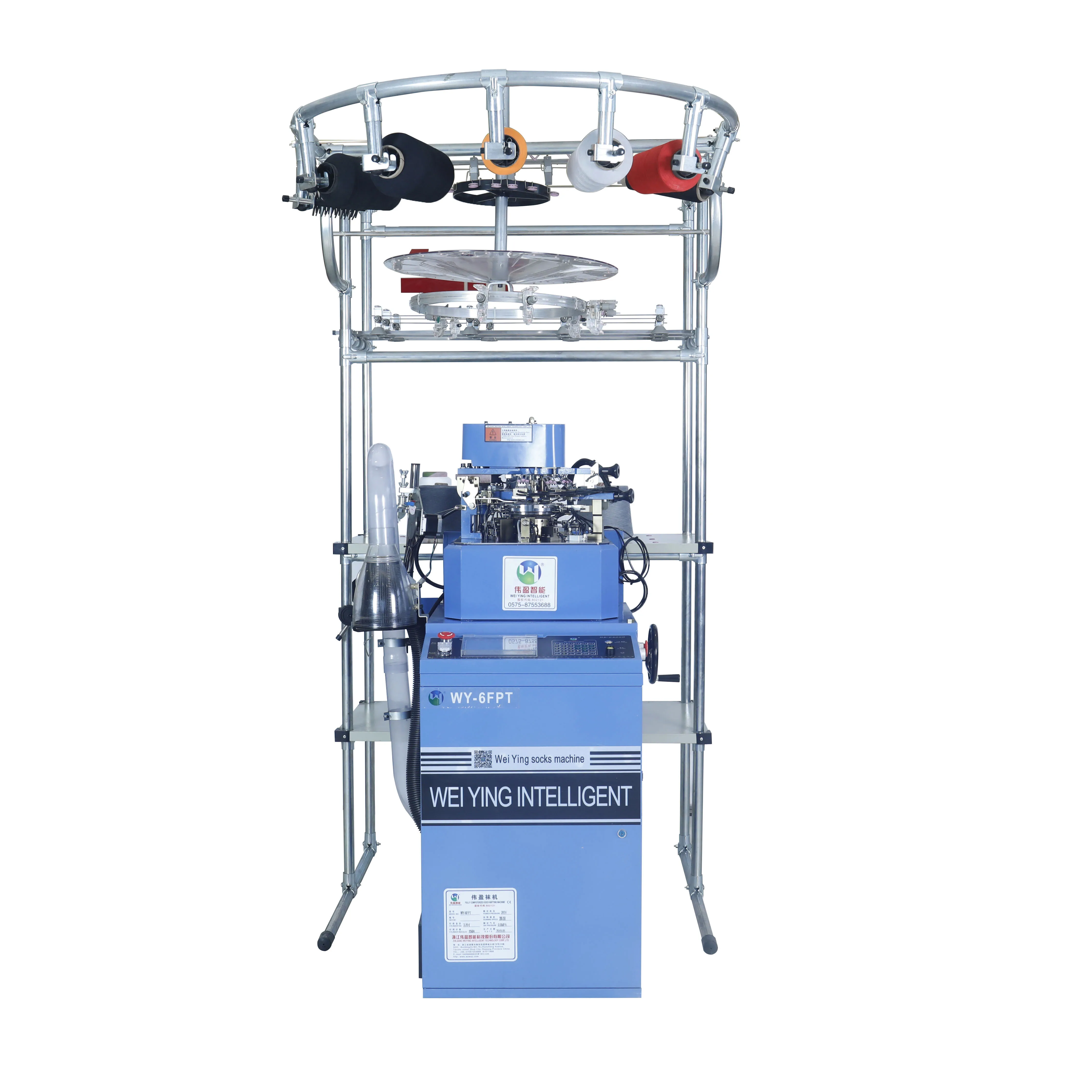 
Weiyng jacquard automatic socks knittingmachine(plain&terry machine) 