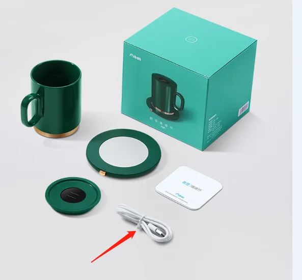  Beverage cup heater mug usb Heated warmer coffee gift set Usb