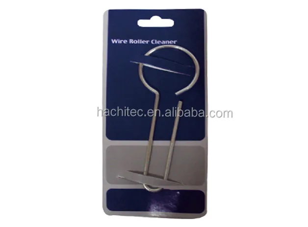 Paint wire roller cleaner