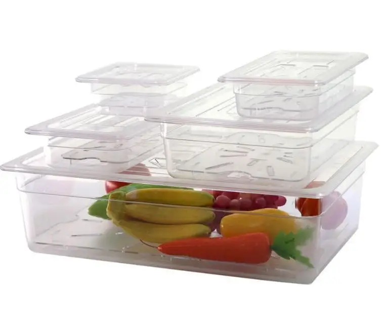 
1/3*65 high quality plastic gastronorm pan / polycarbonate food pan / pc gn pan for sale 