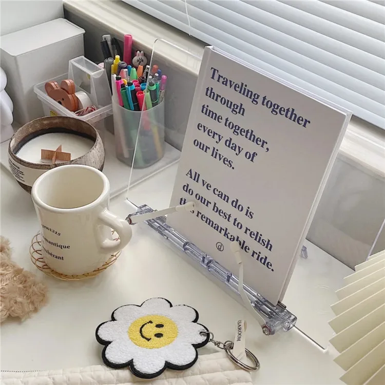 Book Stand For Reading Recipe  Book Holders For Reading Hands-free Acrylic Reading Shelf Adjustable.jpg