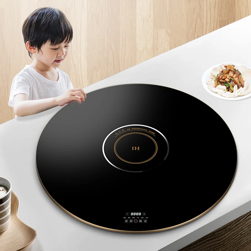 table meal insulation glass hot tray Multi-functional Heating Board Table heating board induction cooker hot pot