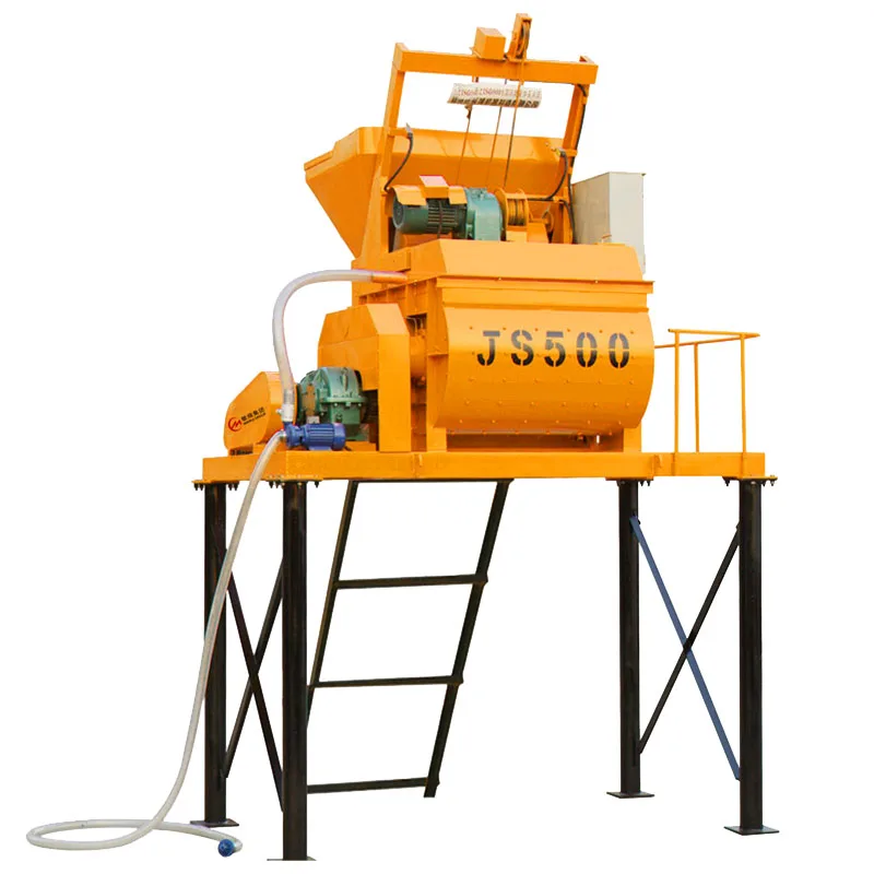 1 Bag JS500 Concrete Cement Mixer Machine Price With Lift For Sale
