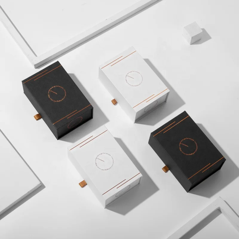 Custom Logo Luxury Black 30ML 50ML 100ML Magnetic Bottle Cosmetic Paper Gift Packaging Perfume Boxes