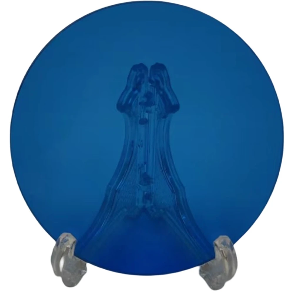 custom manufacturing Color Glass Filter Qb19 Optical Filter Glass cyanine glass qb19 blue optical filter