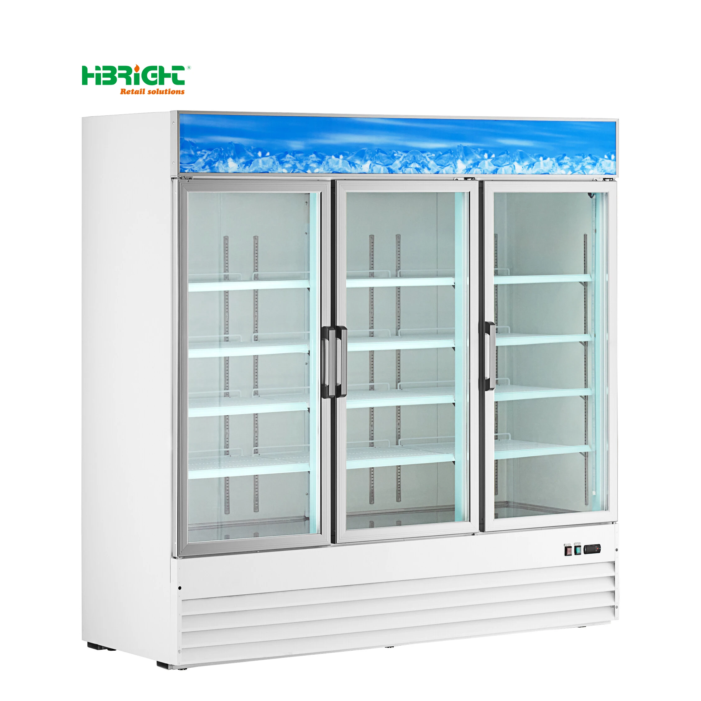 Customized Logos R290 Refrigerant Energy-Saving Commercial Electric Temperature Control Supermarket Chiller