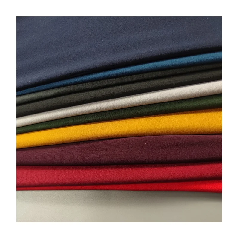 Yuyuan import 100D plain solid dyeing 4 Way Stretch nslycra 130gsm 58/60'  100d  fabric dacron spandex fabric ns fabric