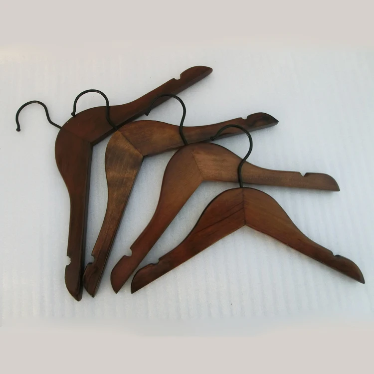 manufacturer wholesale high quality custom Free Sample hot selling round head women white wood hangers for clothes