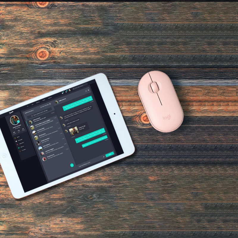 New Logitech Pebble M350 Wireless Mouse BT 1000DPI 2.4GHz Silent Slim Tiny USB Receiver Fast Tracking Computer Laptop Tab