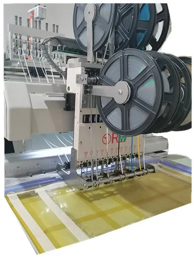 2022 Factory Direct 8 Needles T-shirt Single Head Computerized Embroidery Machine  Auto Commercial Embroidery Machine