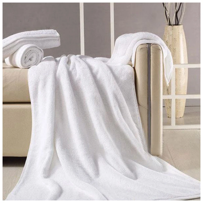 Hotel  100% Cotton Hand Bath Towel Soft Linen Hotel Bath Towel With Logo