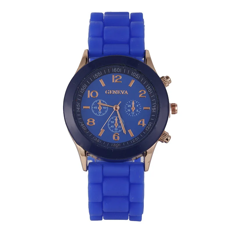 Cheap online shopping  student blue geneva watch quartz women quartz geneva watch vintage geneva ladies watch
