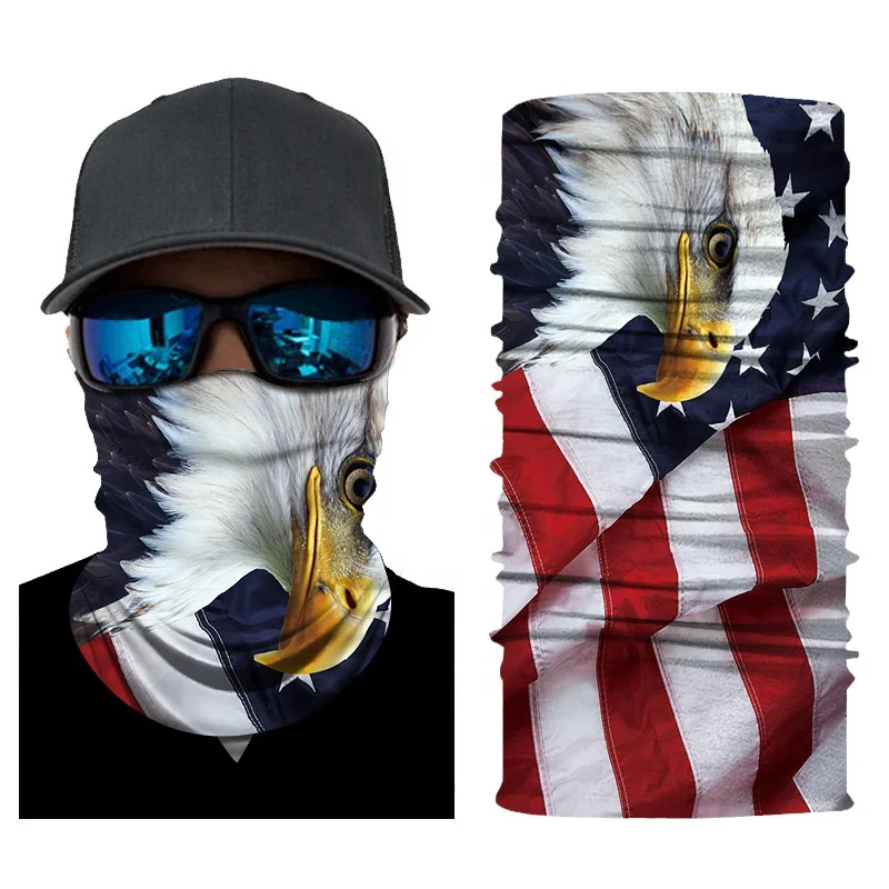 Fashion Bufanda Tubular Hijab Camo Bandana Scarf Seamless Neck Tube Bandana Standard  Men Bandana