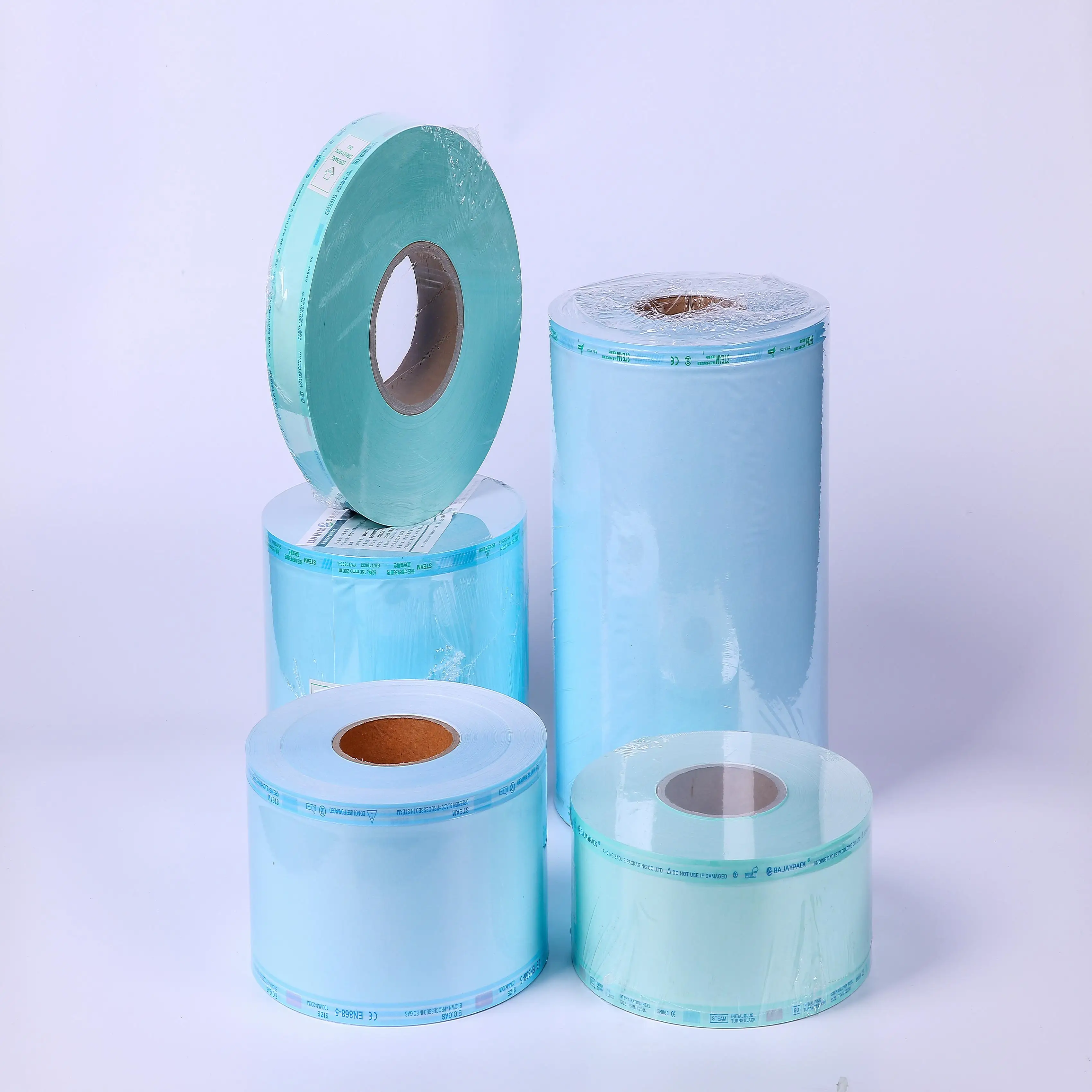 Production Heat Sealable Sterilization Plastic Pouches Of Medical Consumables Disposable Sterilization Bags