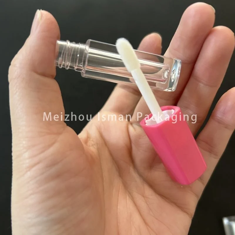 Small 1.2ML Multi Colors Square Lip Gloss Tube Container Mini Empty rose gold pink Lipgloss Container Bottle For Sample Tester