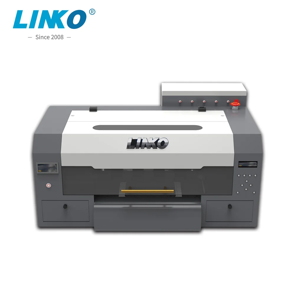 White Color A3 Size Automatic Dual i1600 Heads DTF Printer Multicolor 12inch T-Shirt Textile Printing Machine with Pigment Ink