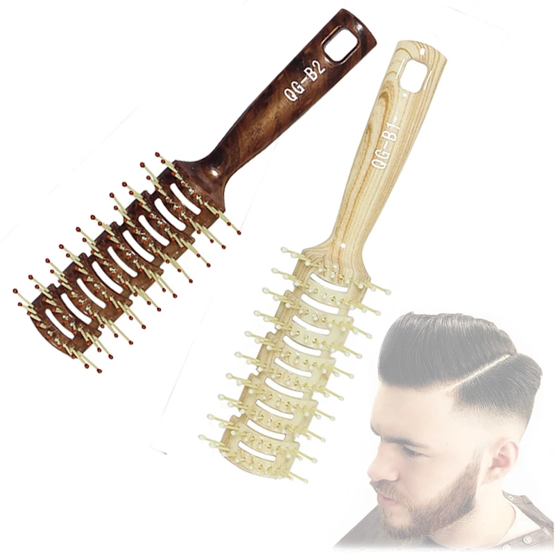 Mens Hair Styling Comb ABS Plastic Custom Barber Hair Straightener Styling Comb