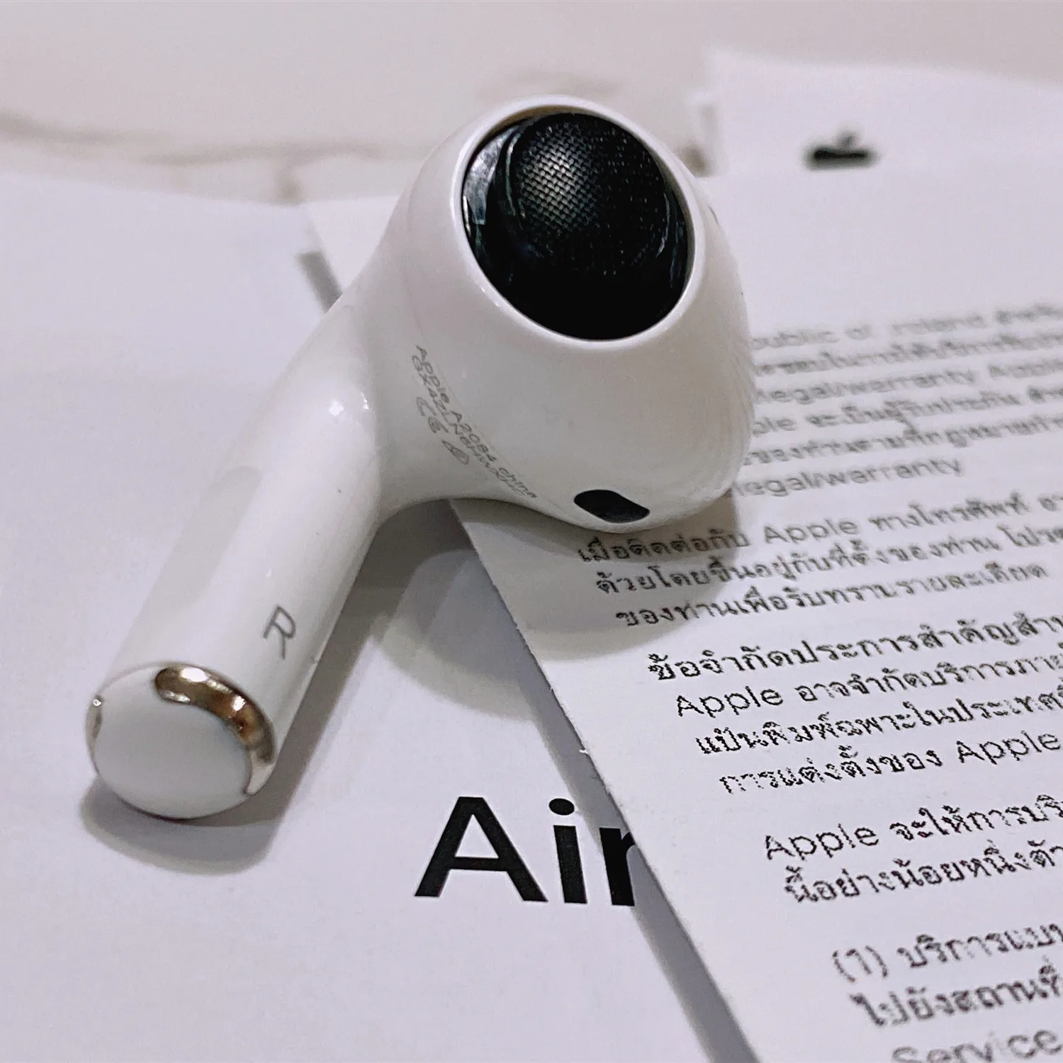  Топ прозрачный 1:1 настоящий серийный номер Apple Airpods наушники pro Наушники-вкладыши TWS с подавление шума беспроводные для
