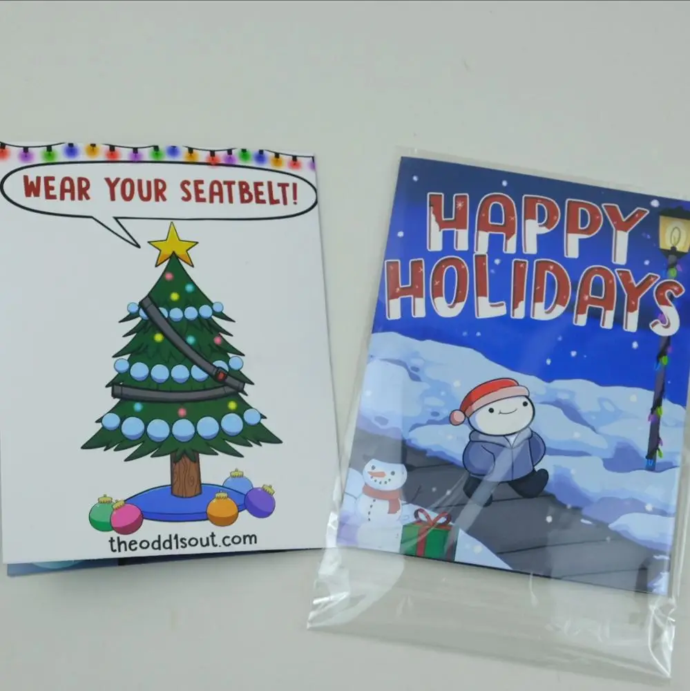 Custom music christmas handmade paper greeting cards music card