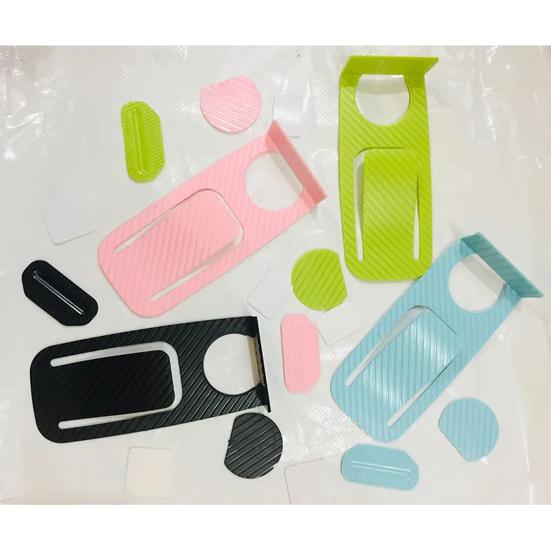 Invisible Safety Door Stop Wall Protector Multi-function Door Holder Stopper Plastic Door Wedge Holder