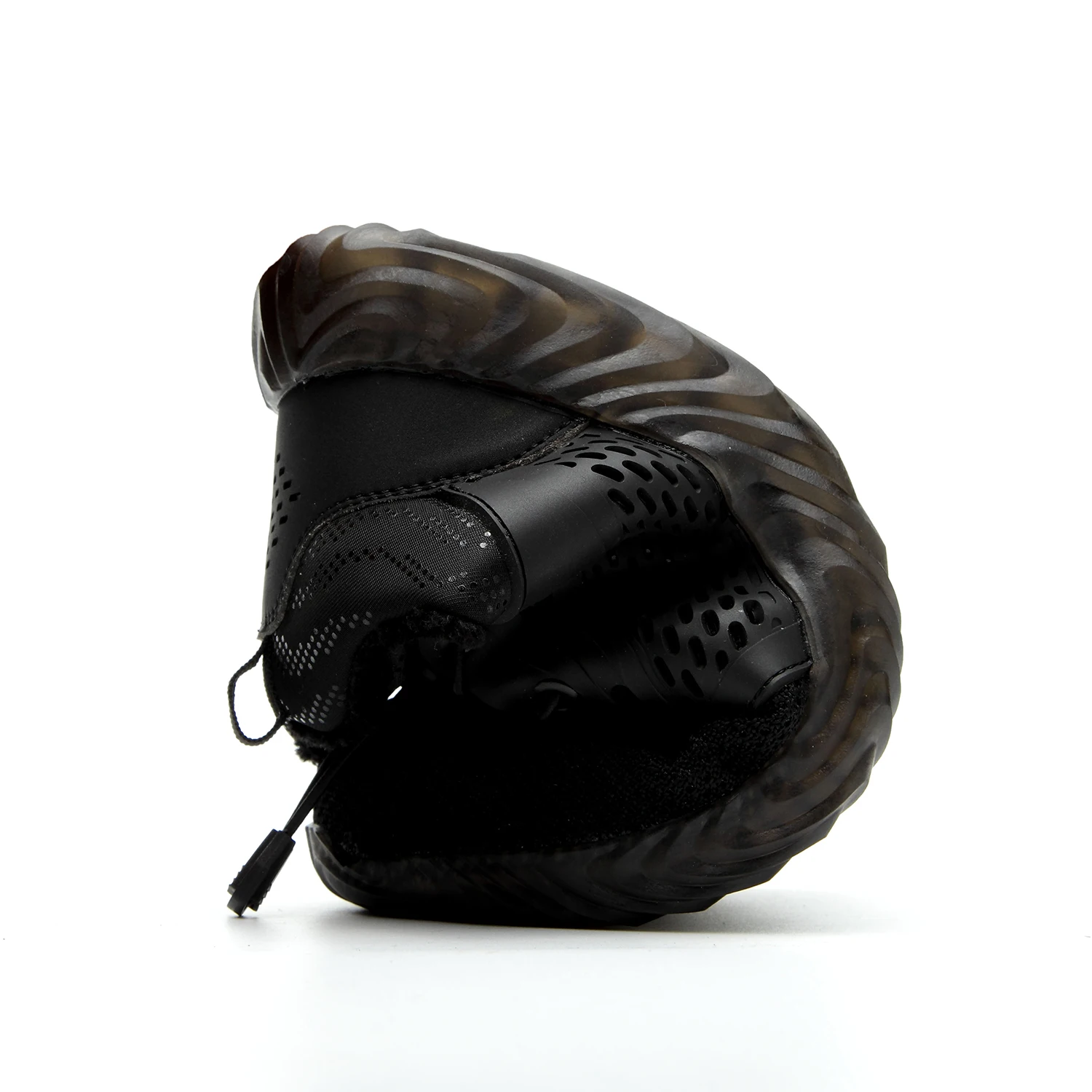 Unisex fashion black prevent smashing steel toes safety shoes winter thermal low cut shoes