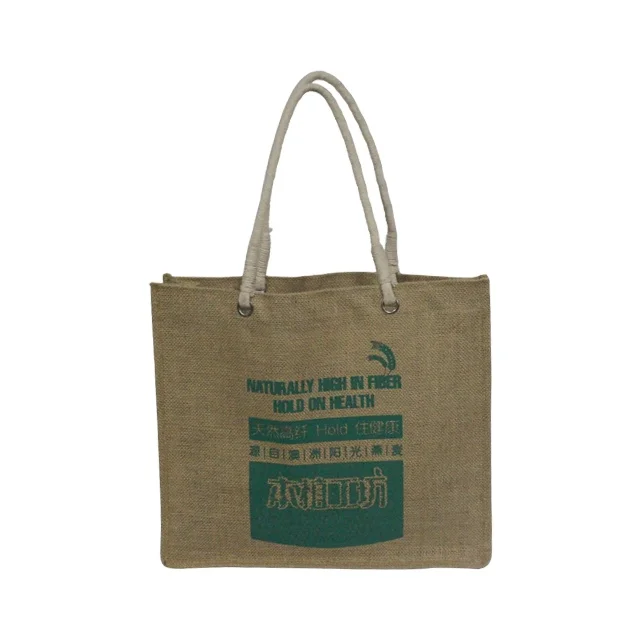 2022 рекламные дешевые складные переработанные джутовые пакеты для покупок из конопли с пользовательским логотипом