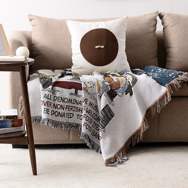 Горячая Распродажа дизайнерское одеяло для дивана теплое и пылезащитное одеяло для дивана для домашнего использования