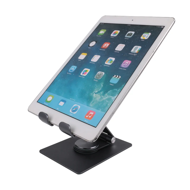 Cell Phone Stand Cradle Holder Aluminum Desktop Stand Compatible with All Smart Phone 360 Adjustable