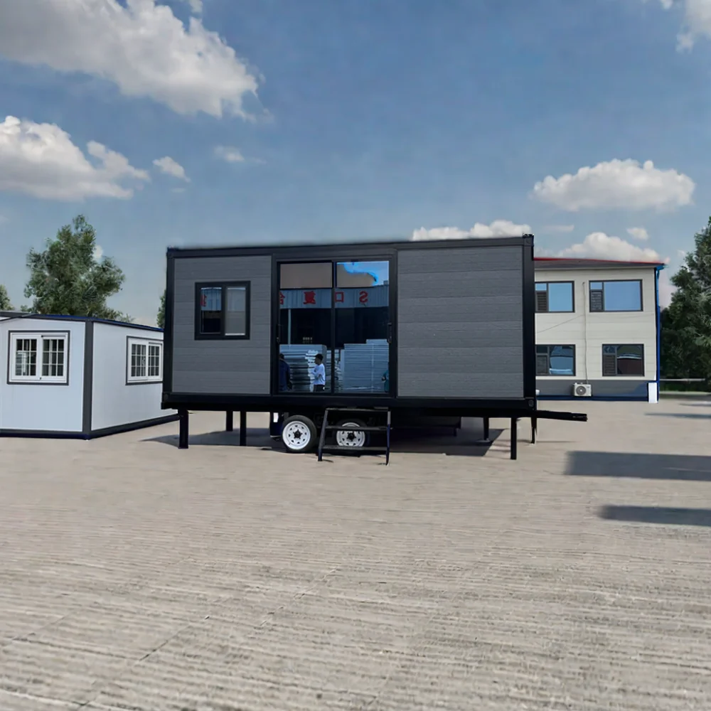 Luxury 20ft Mobile Office Container House Competitive Price Modular Detachable Flat Pack Home Shop Villa-Includes Bedroom Toilet