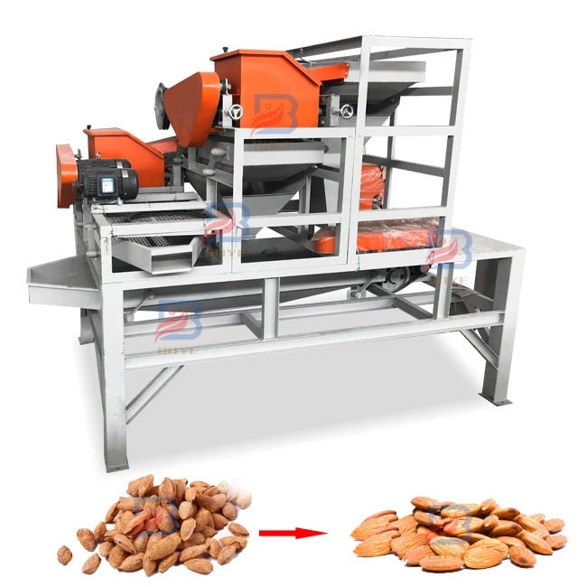 Nut apricot almond husk shell kernel separator separating machine