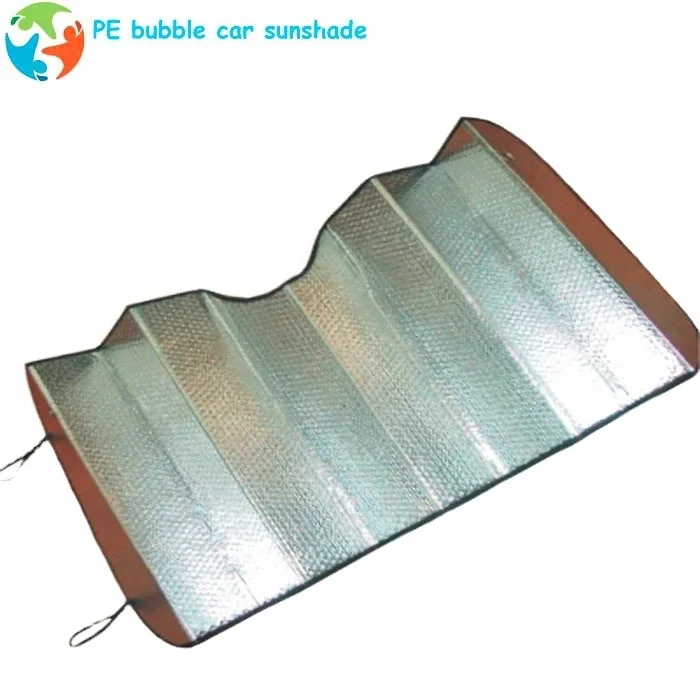 Outdoor folding PE bubble  printed car front windshield sunshades